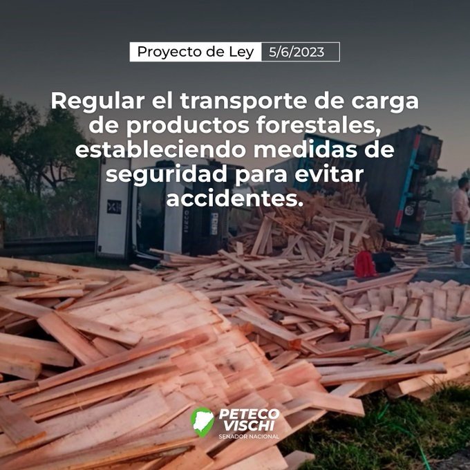 Transporte de carga de productos de madera