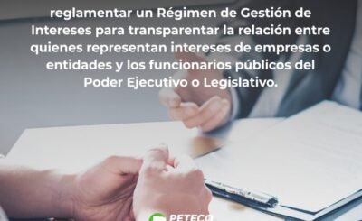 Crea Régimen de Gestión de Intereses