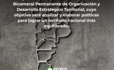 Creación de la Comisión de Organización y Desarrollo Territorial