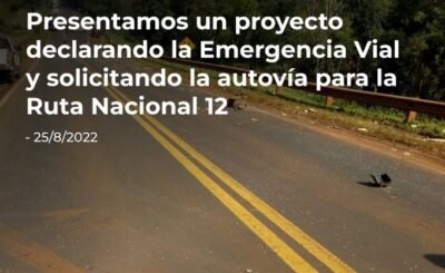 Emergencia Vial y Autovía en RN12