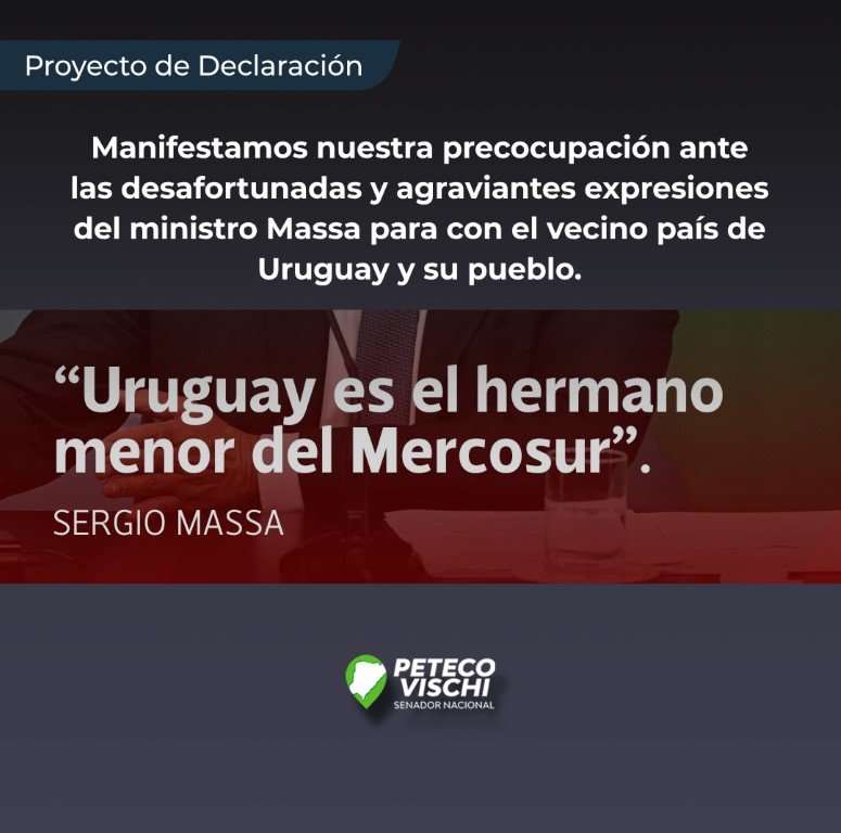 Preocupación por las expresiones de Sergio Massa