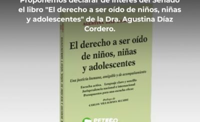 Declara de interés el libro “El Derecho a ser Oído de Niños, Niñas y Adolescentes”