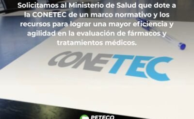 Solicita otorgar un marco normativo y recursos a la CONETEC