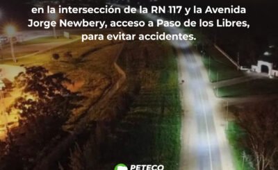 Solicita rotonda en Acceso a Paso de los Libres