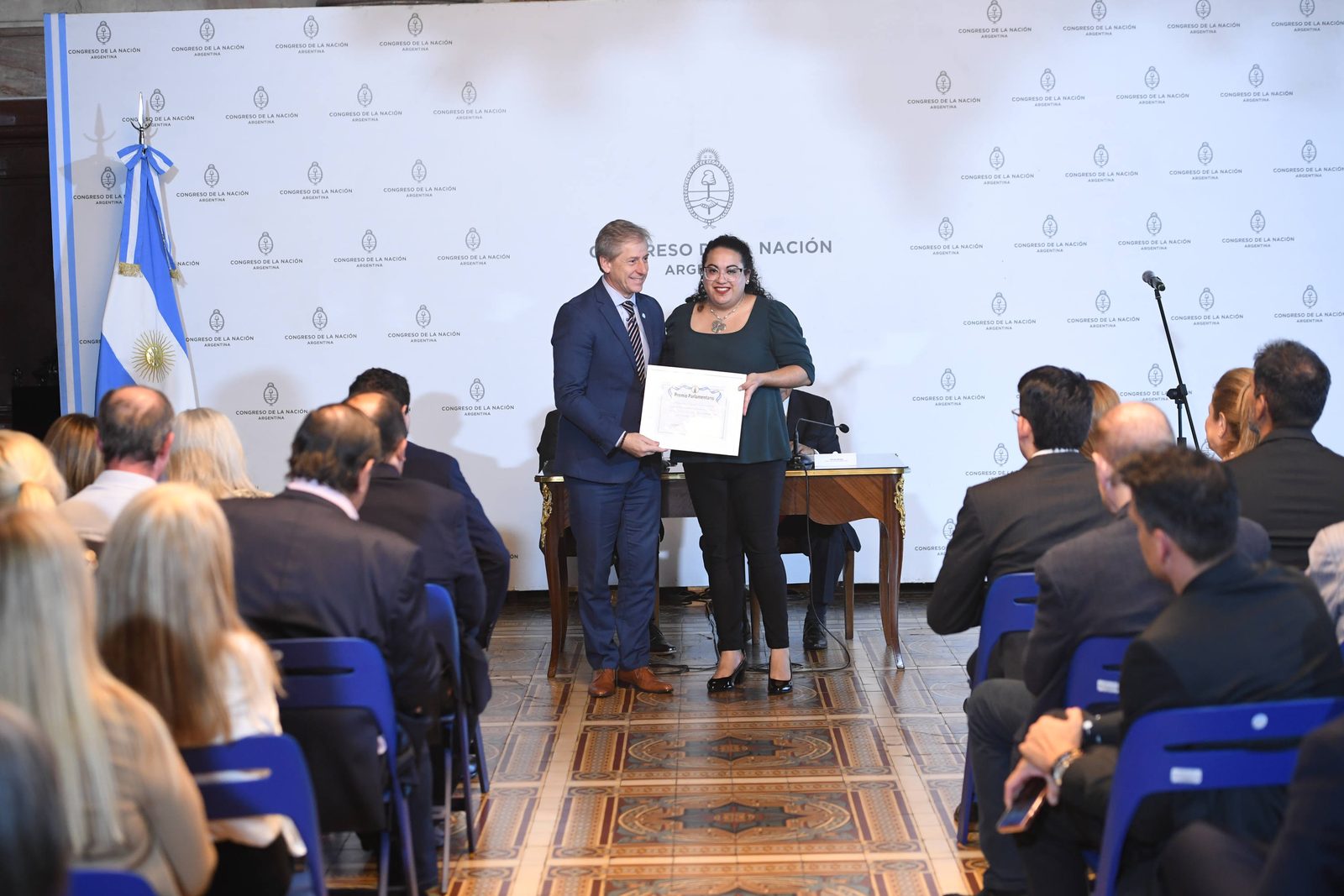 Ceremonia del Premio Parlamentario en el Congreso de la Nación