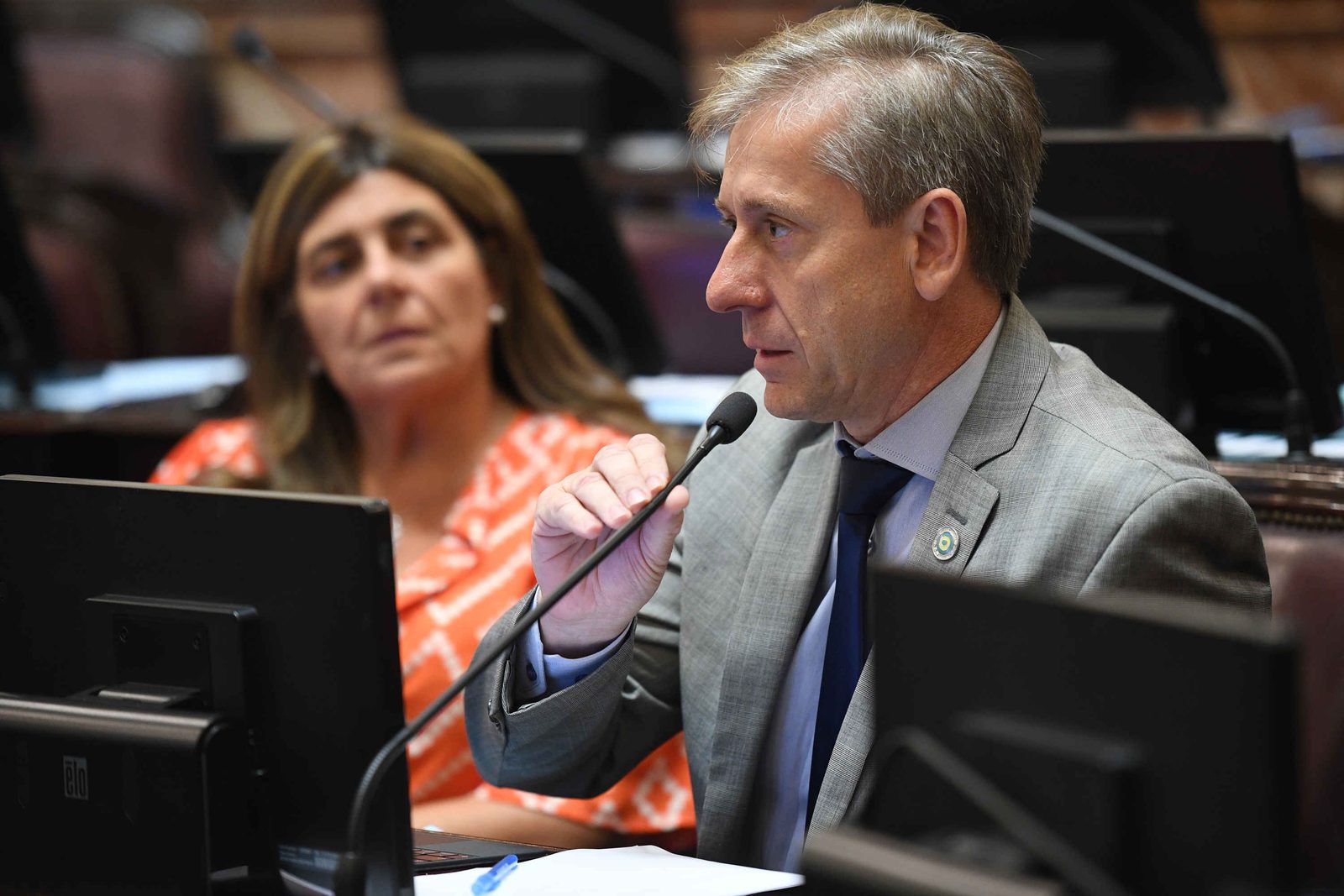 Eduardo Vischi en la sesión del Senado por el acuerdo UE-Mercosur